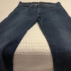 Lucky Brand Men's Dark Blue Straight Jeans